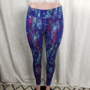 Active VIII Womens Leggings Pants Blue Purple Work